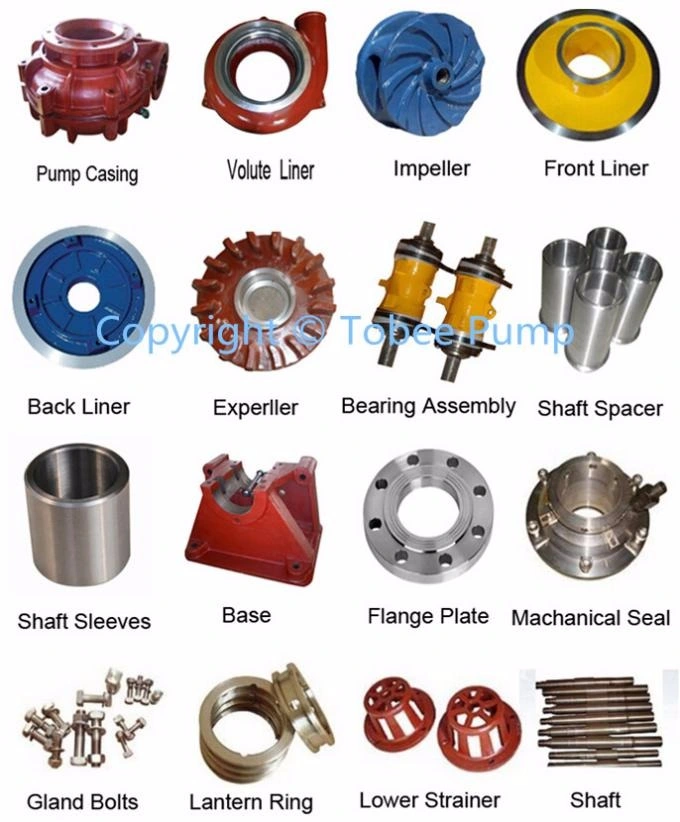 Tobee Andritz Horizontal Centrifugal Pumps Spare Parts for Paper Pumps