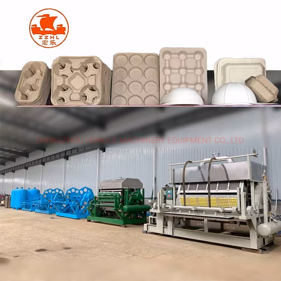 Paper Egg Tray Making Machine 1000PCS Per Hour Carton Box Egg Tray Production Line