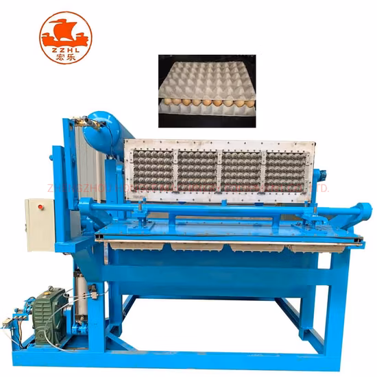 Paper Egg Tray Making Machine 1000PCS Per Hour Carton Box Egg Tray Production Line