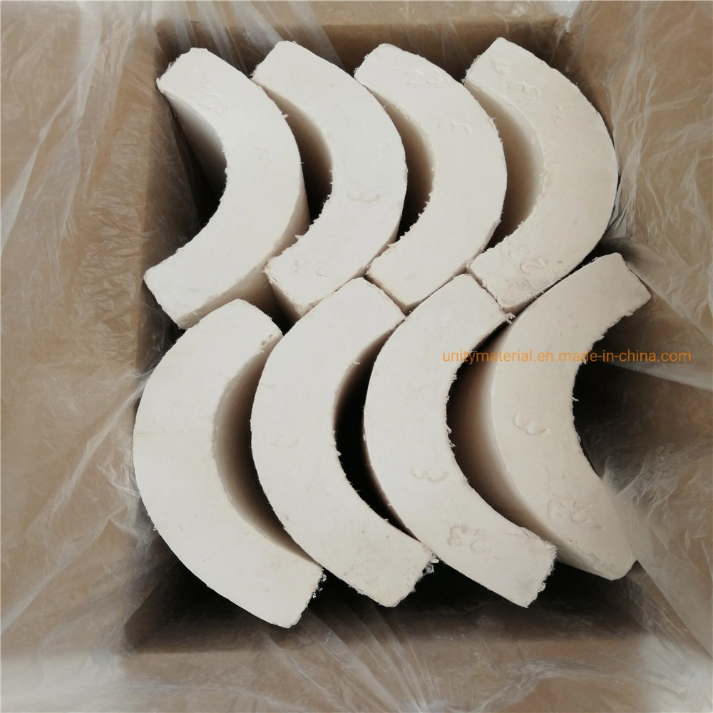 240 250 260 280 300kg/M3 Density Pipe / Calcium Silicate Sections for Hot Water Pipelines Pipe Lines