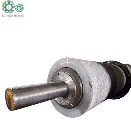 Rullo di pietra del rullo della pressa della macchina per la carta del rullo della pietra del granito naturale della macchina per la carta della cartiera