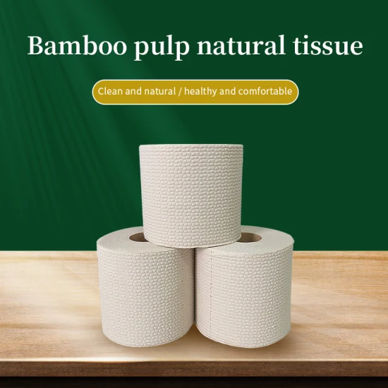 Produttori di rotoli di carta igienica standard con anima in rotolo e rotoli di carta igienica in polpa di bambù pura personalizzati