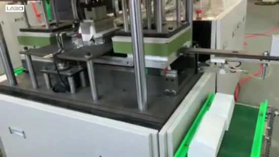 Macchina per lo stampaggio di prodotti per scatole da pranzo in cartone per alimenti in carta kraft patinata monouso automatica in PE